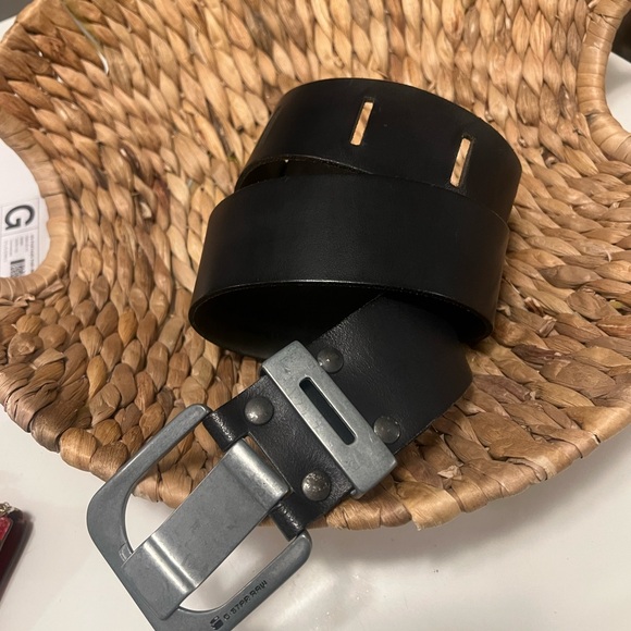 G-Star Raw leather Belt medium black - Picture 8 of 11